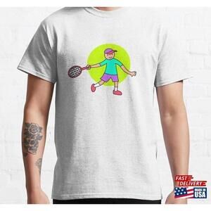 Tennis Player Classic Tshirt Unisex 1